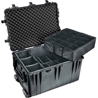 OPen Pelican™ 1664 Camera Case w/ black dividers set