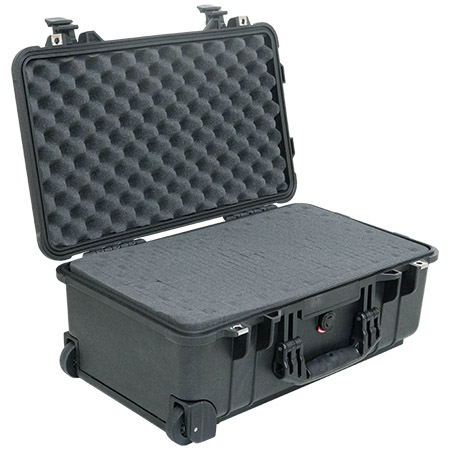 Pelican 1510 Carry-On Case with Foam Set (Black)