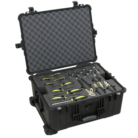 Custom Tool Control Foam Inserts & ABS Plastic for Pelican 1610 Turn Your 1610 into a Custom Tool case.