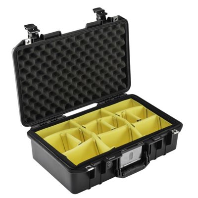 Open Pelican™ 1485 Air Camera Case w/ yellow dividers